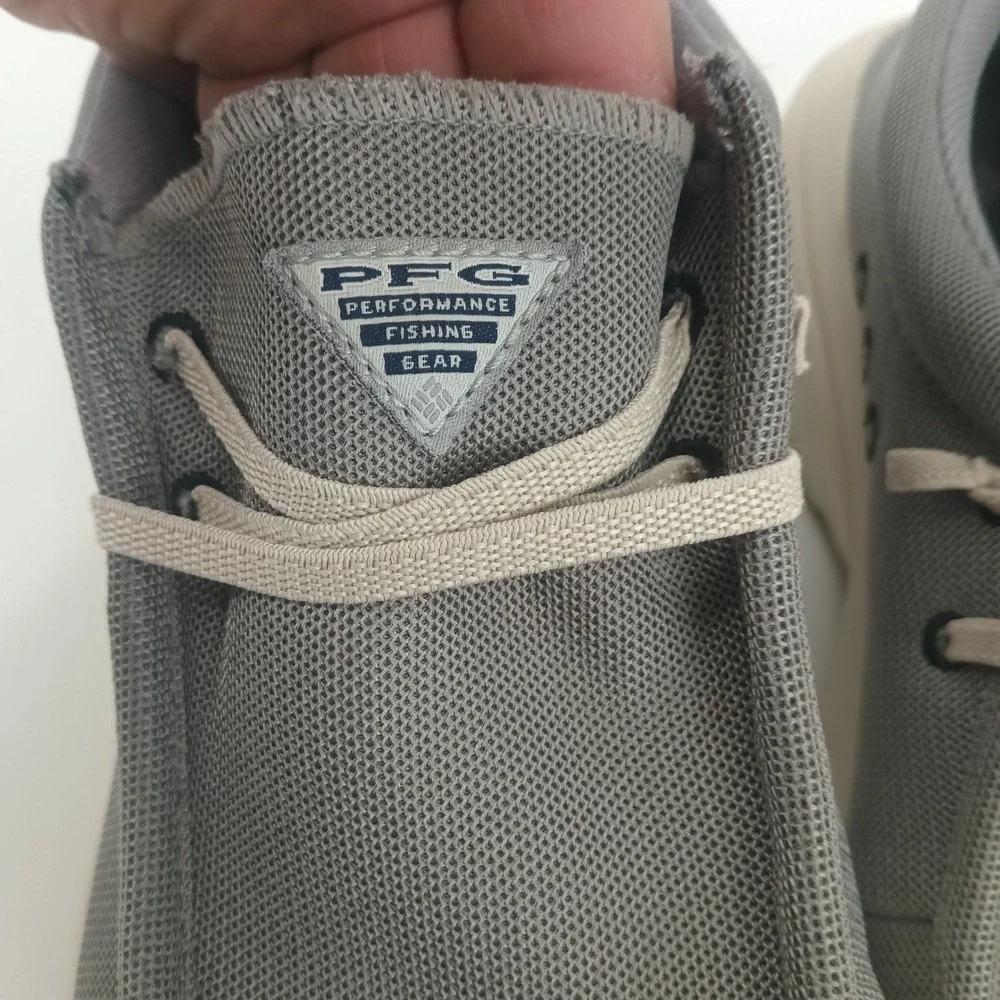Columbia PFG Bahama Breathe Relax Mens 10.5 Grey Boat Shoes YM0210-036